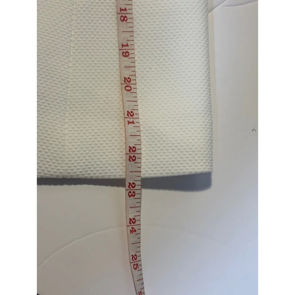 NWT, Anne Klein Women's Bright White Textured Open Front Shawl‎ Collar Blazer